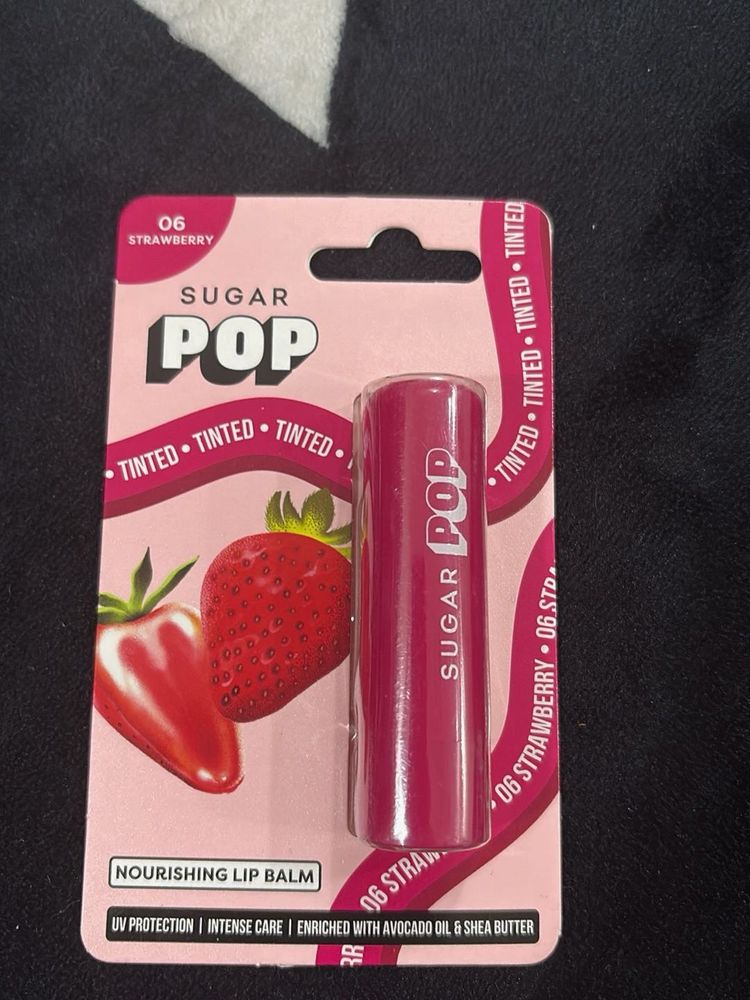 Sugar POP Strawberry Lip Balm