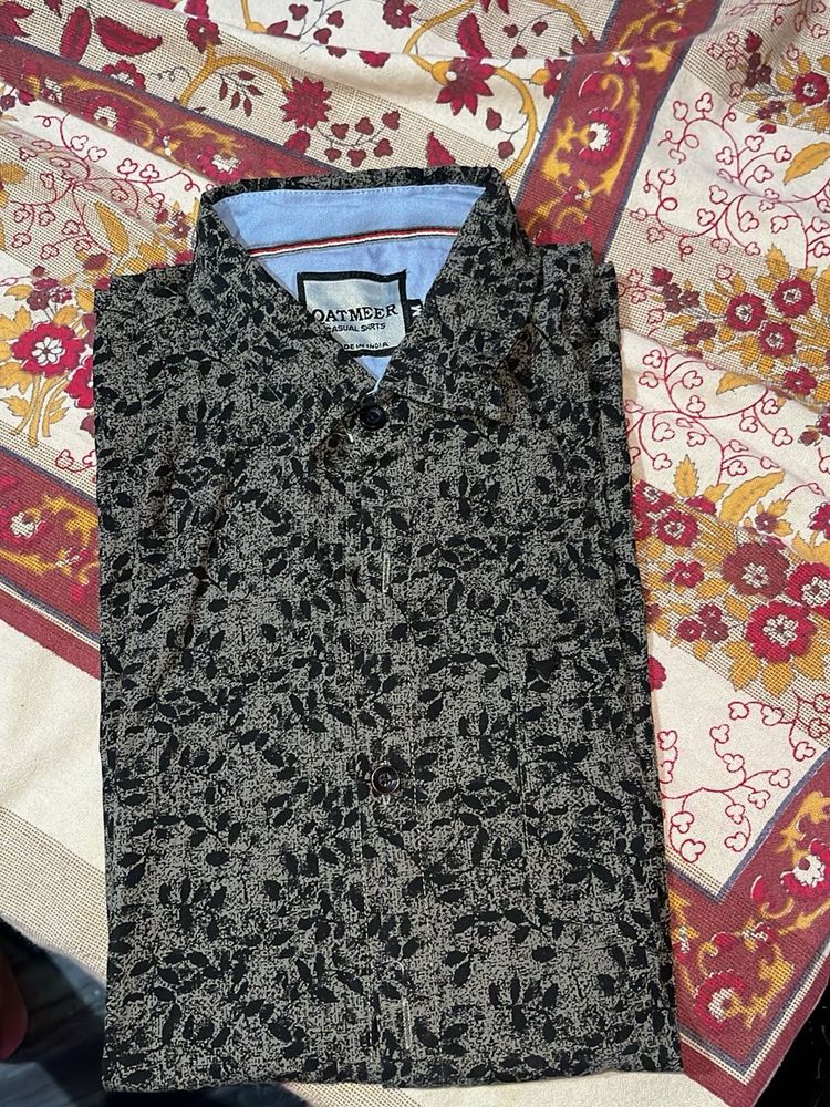 Pure cotton Olive Green Shirt