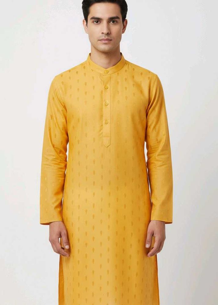 Men&#39;s Yellow Kurta