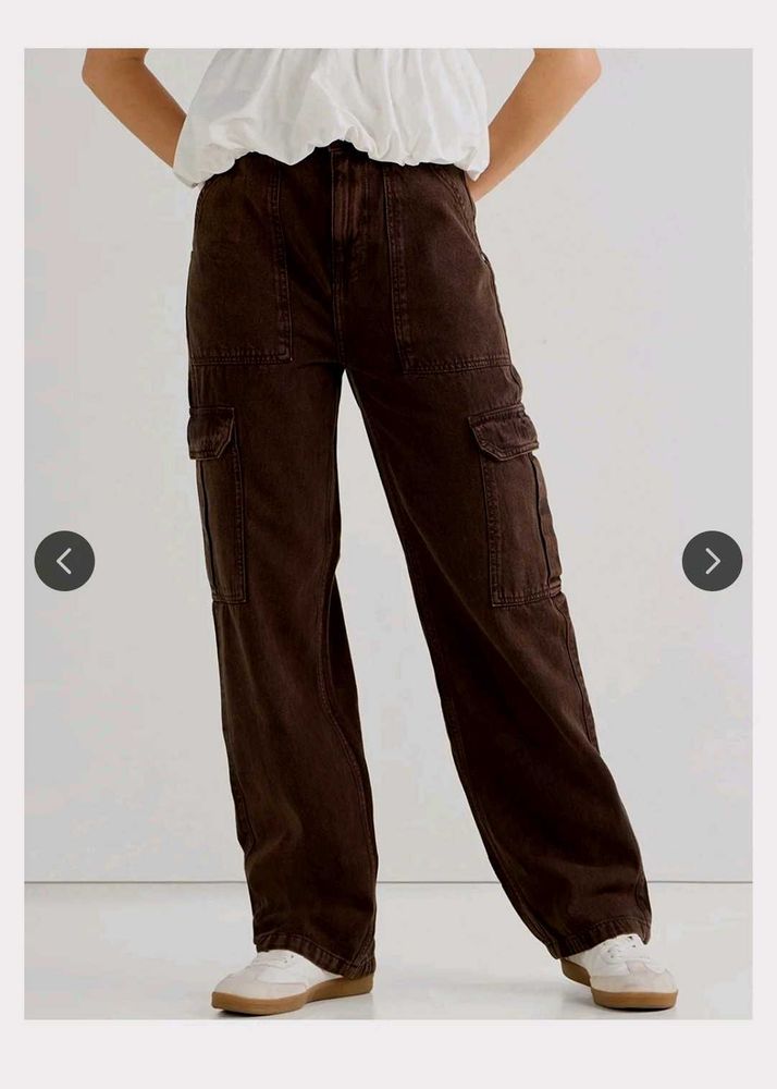 Brown Cargo Pants