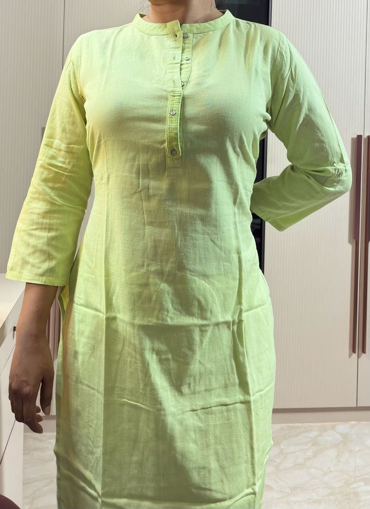 Lime Green Kurta