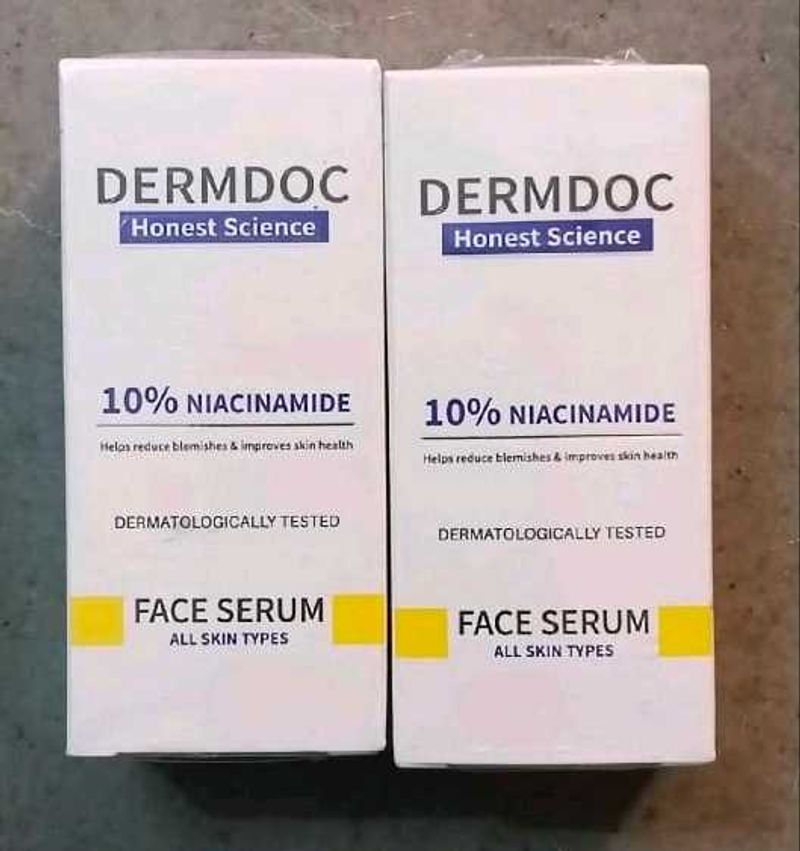 Pack Of 2 DERMDOC 10% Niacinamide Face Serum