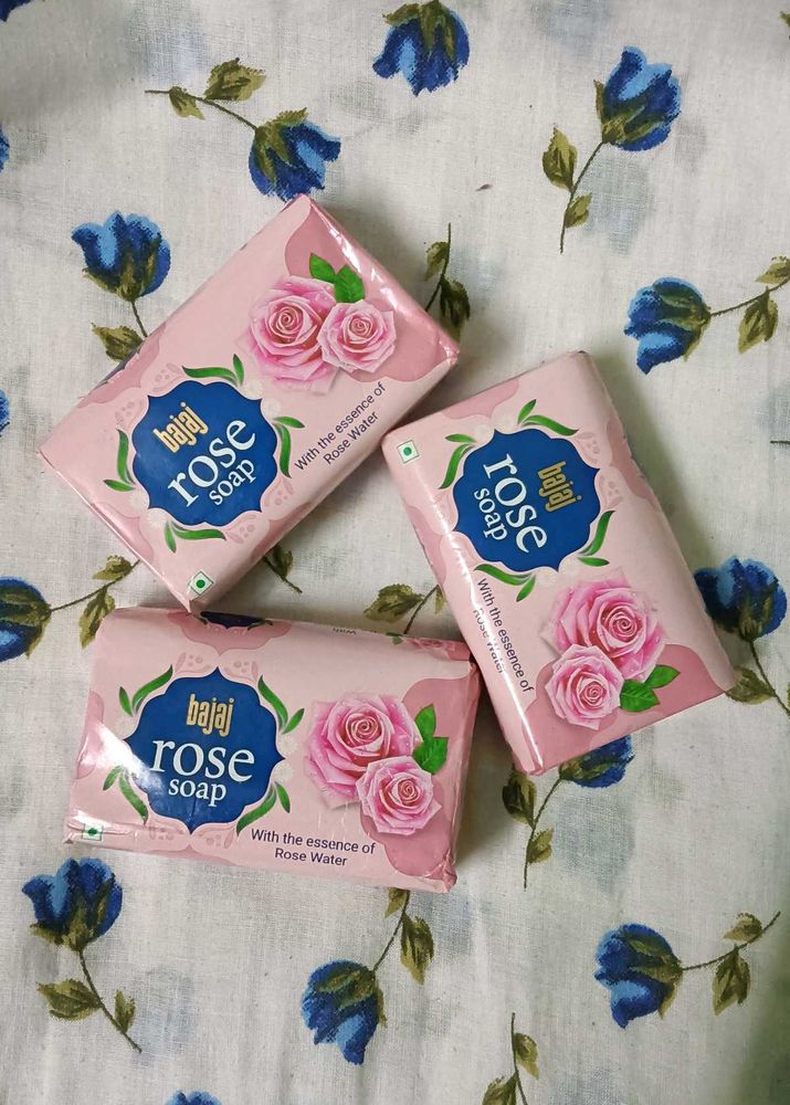 Bajaj Rose Soap (3 pack)