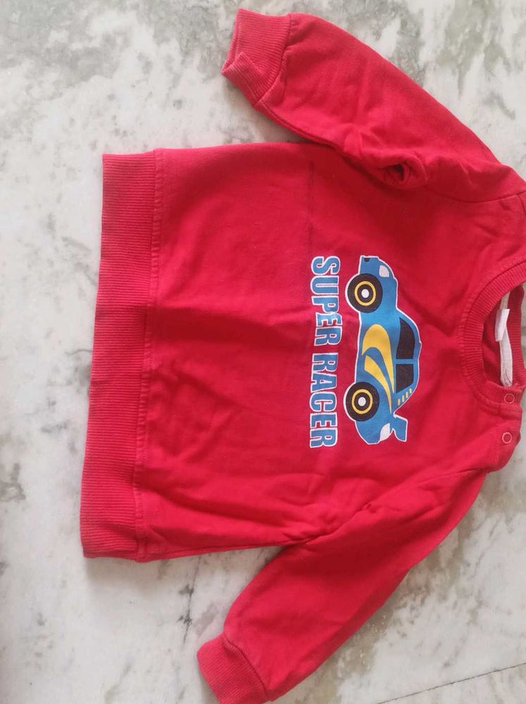 Red &#39;Super Racer&#39; Sweatshirt