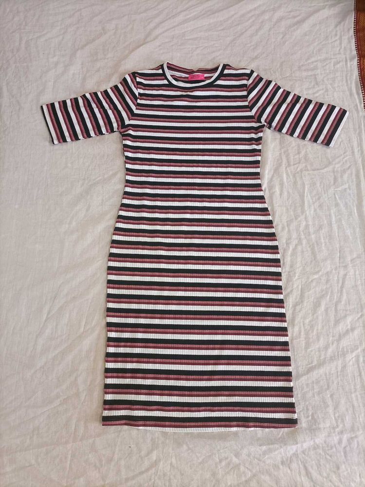 Striped Bodycon Dress