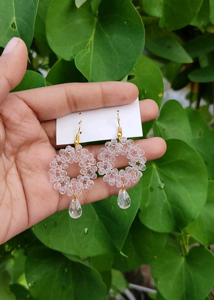 Handmade Beaded Drop Earrings