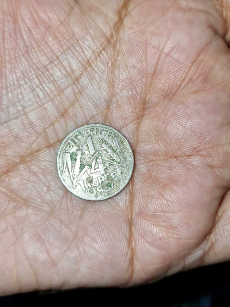 1/4 Ana 1951 Indian Coin
