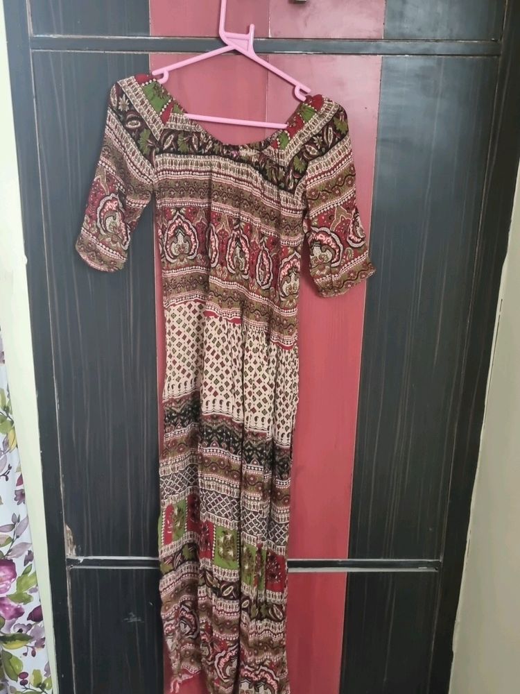 Jaipuri Print Long Dress