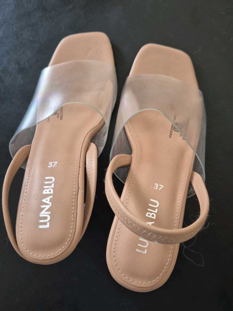 Transparent heels