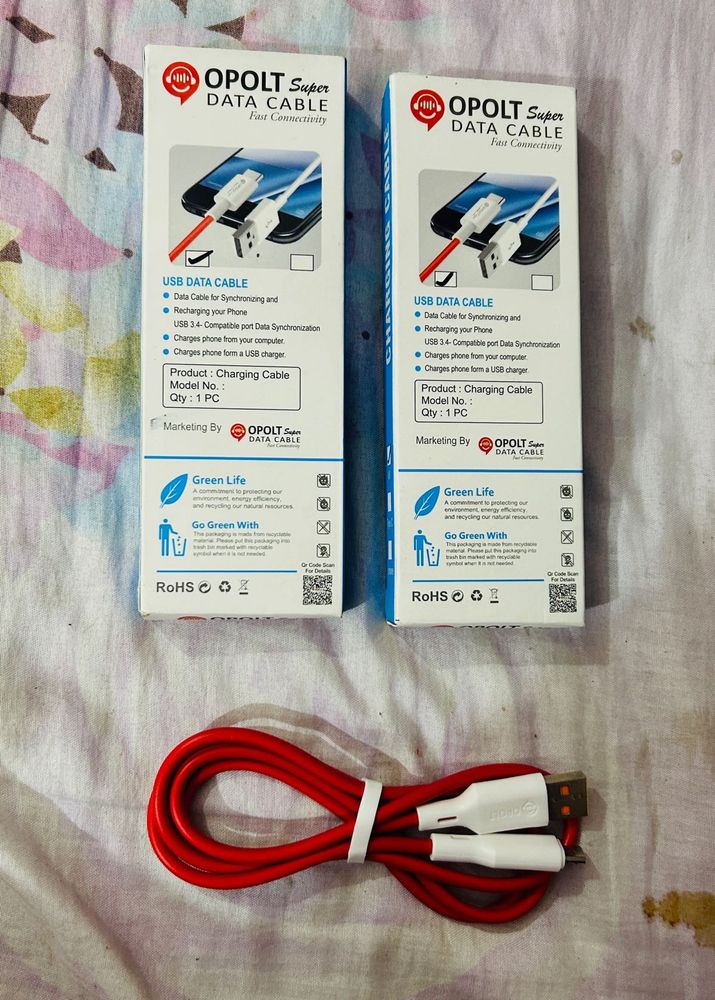 OPOLT SUPER FAST CHARGING TYPE B DATA CABLE