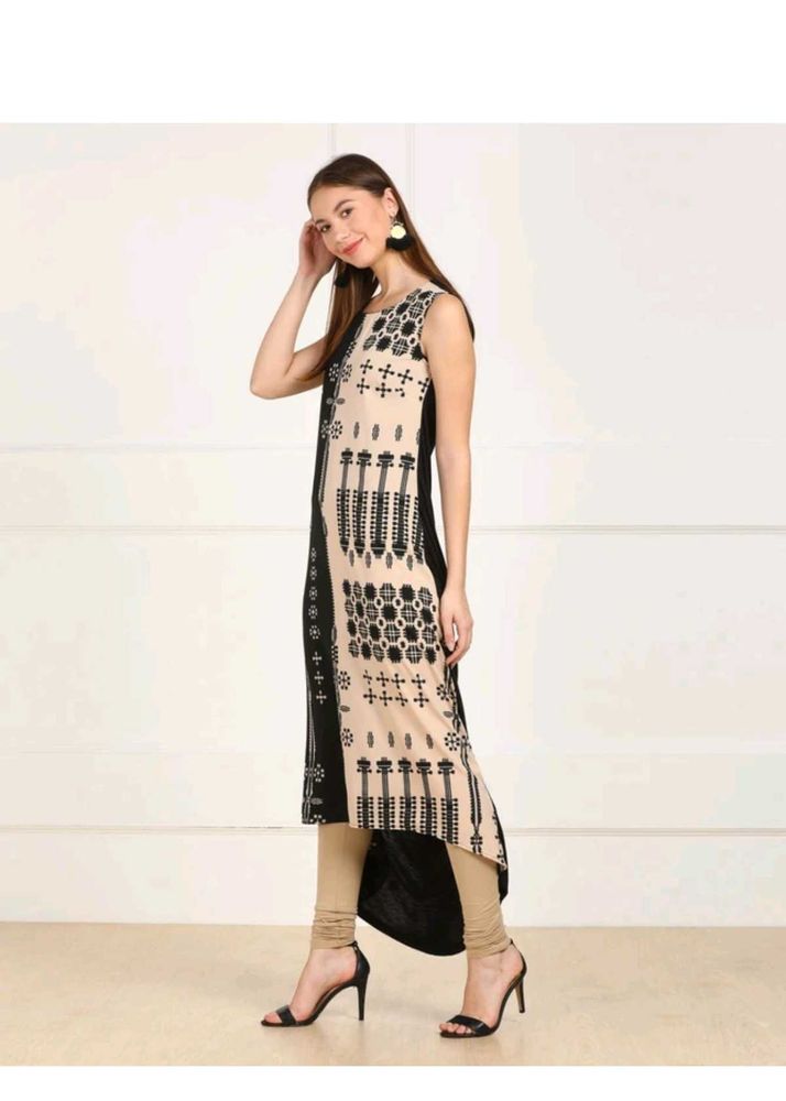 Sleeveless Printed Tunic