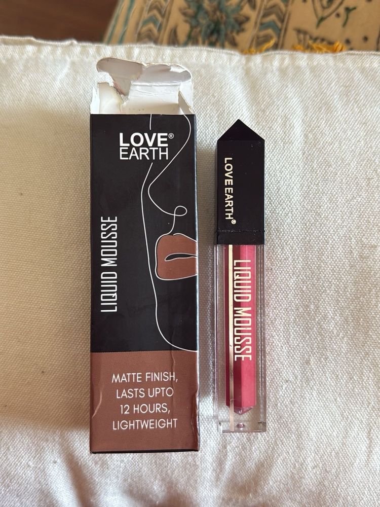 Love Earth Liquid Mousse Lipstick - PINK TONIC