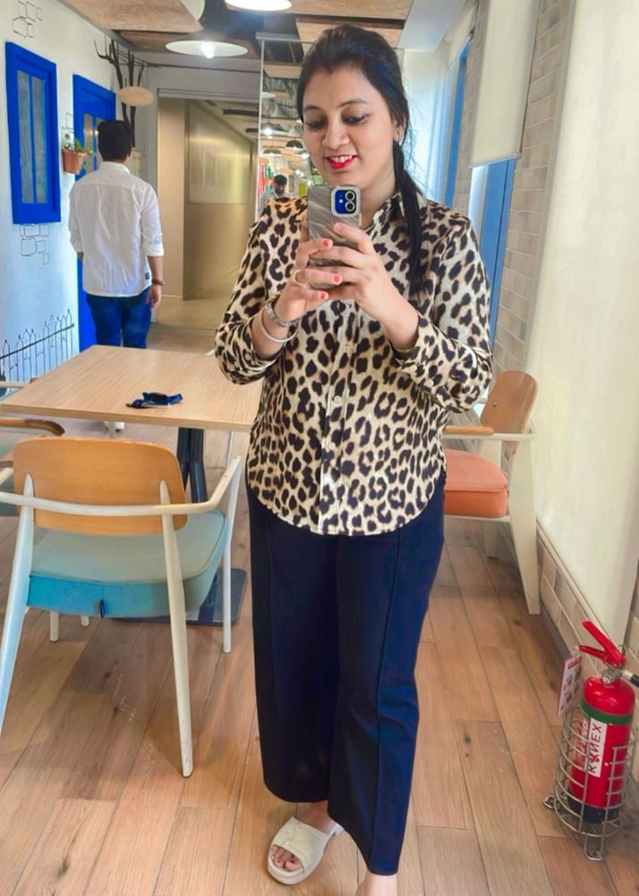 Leopard Print Top