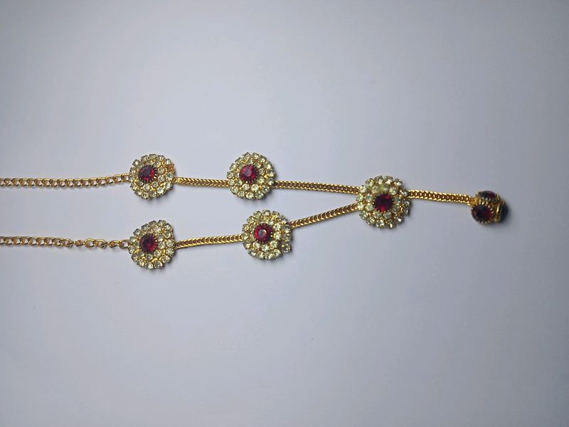 Red And Gold Necklace