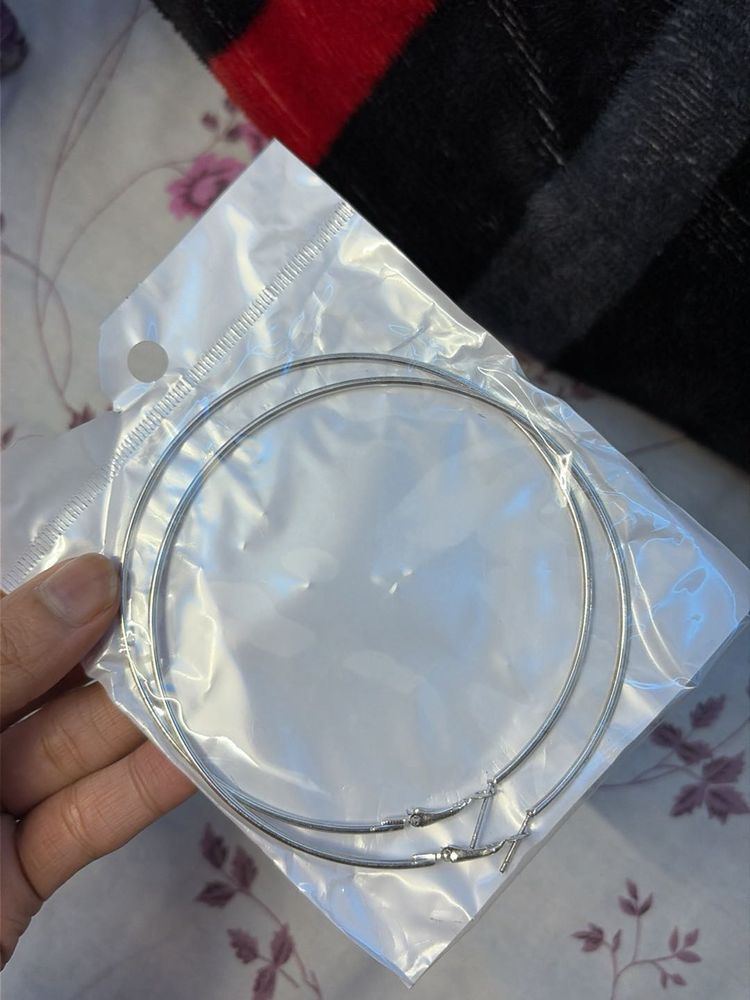 Silver Hoop Earrings