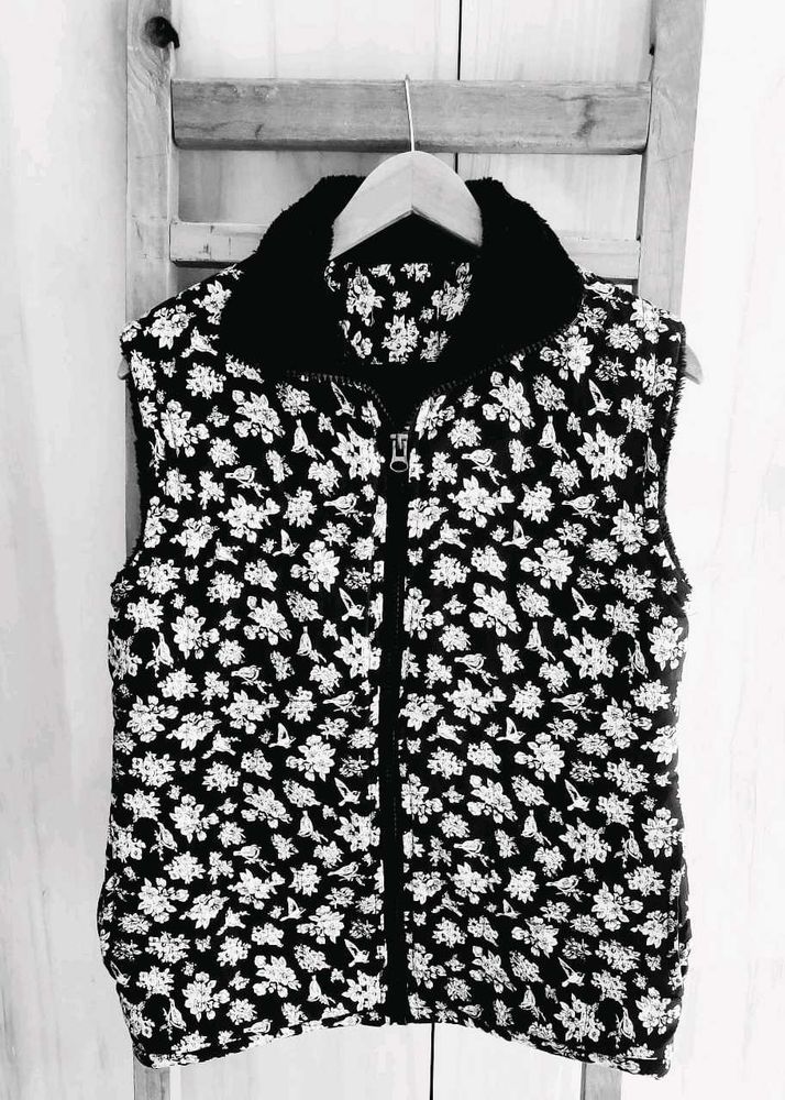 Floral Print woolen Vest size-36