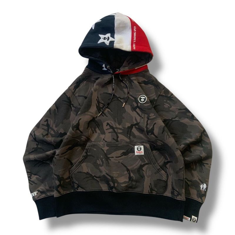 Bape by  Bathing ape  Camo Hoodie
