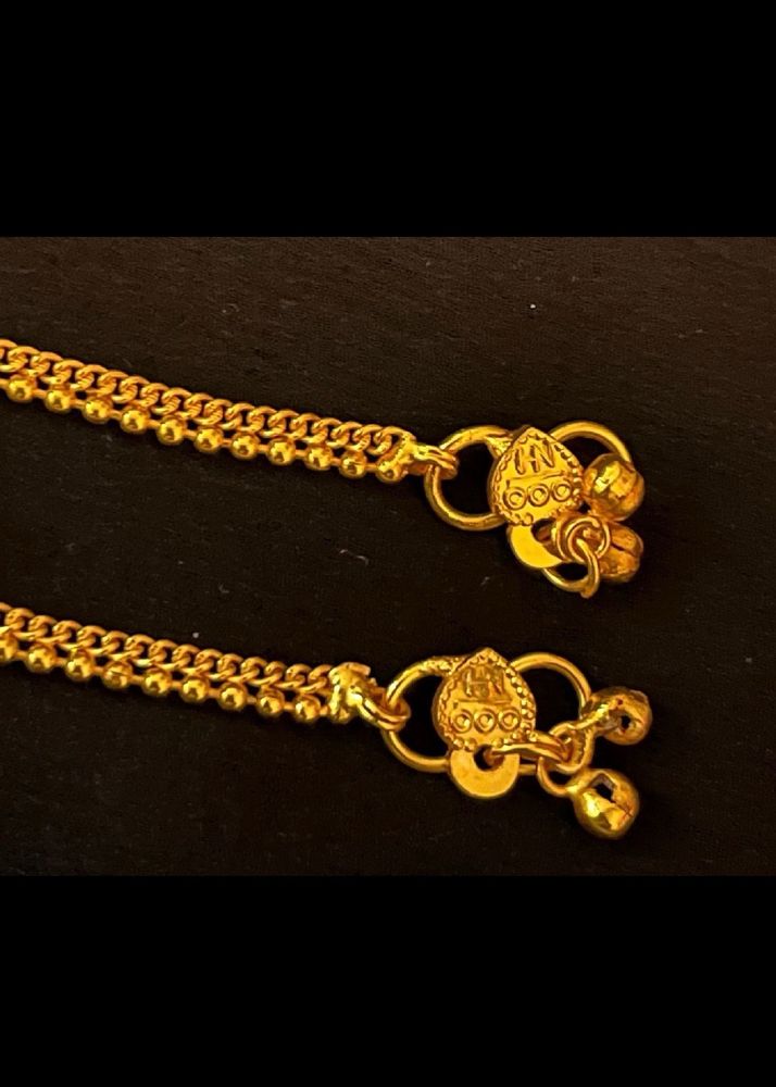 Set Of 2 Anklets(4 Pieces) - New