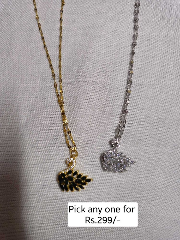 Swan Pendant Necklace,  ANTI-TARNISH