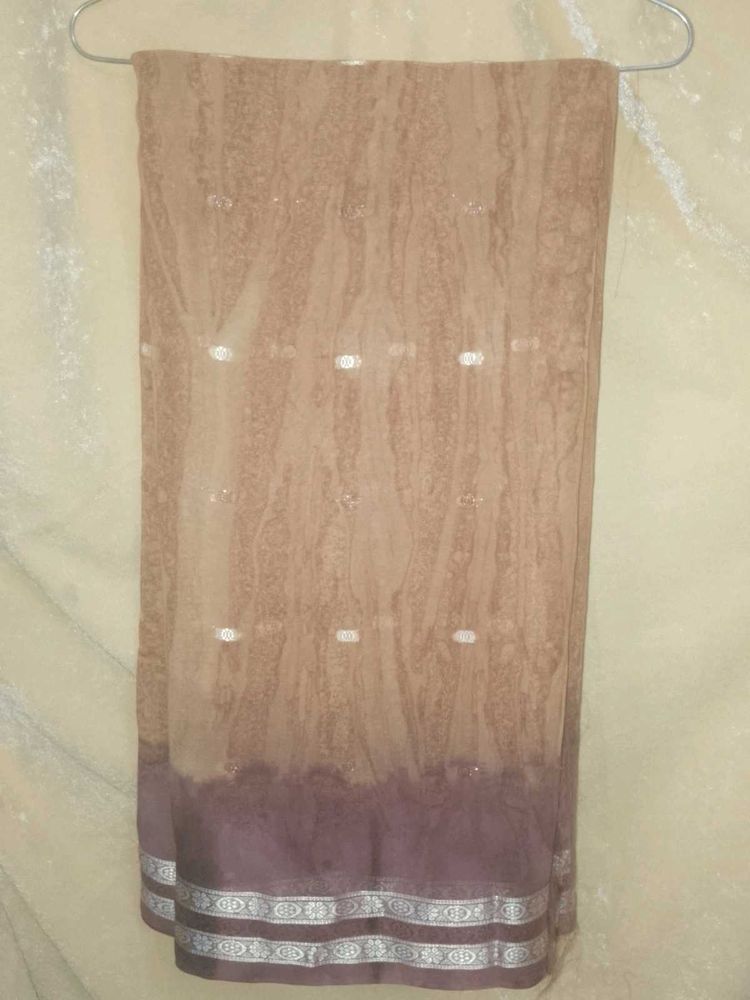 Mauve Colour Little Detailed Saree
