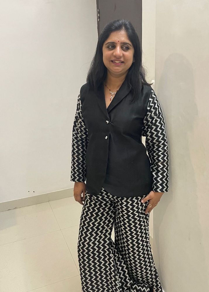 Stylish Black &amp; White Co-ord Set