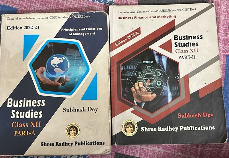 Class 12 Subhash Dey Business Studies Set Of 3