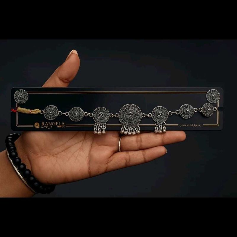 Oxidized Silver Necklace Set