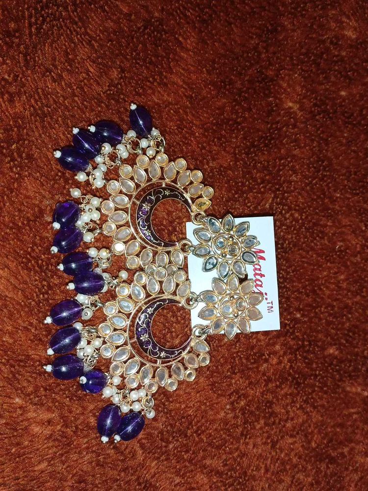 Beaded Drop Earrings