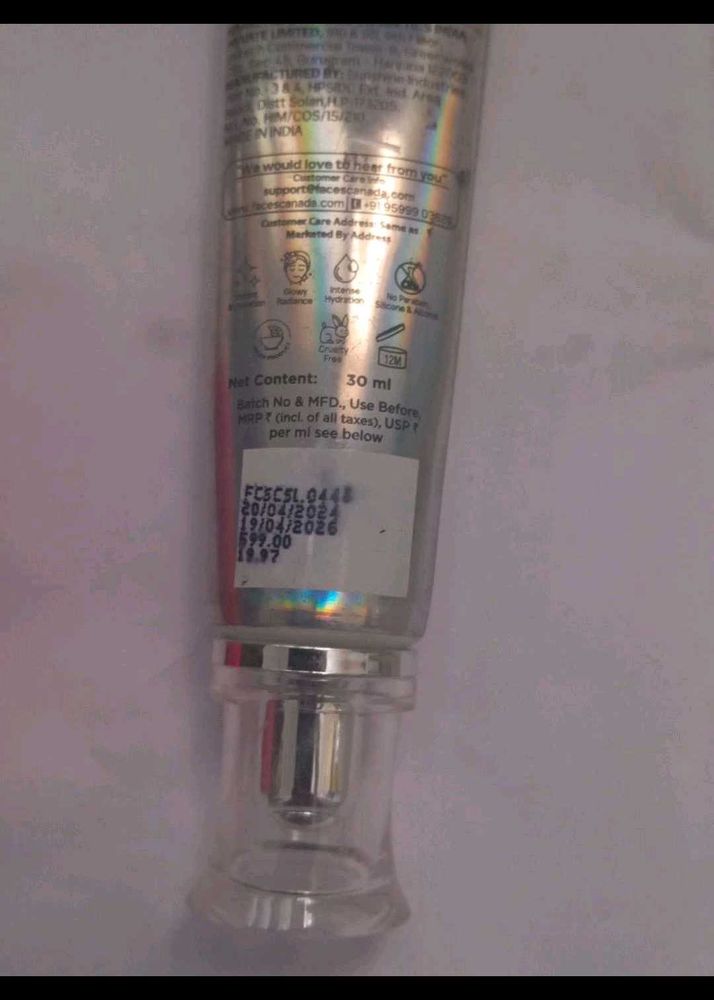 Strobe Cream FACES CANADA silver
