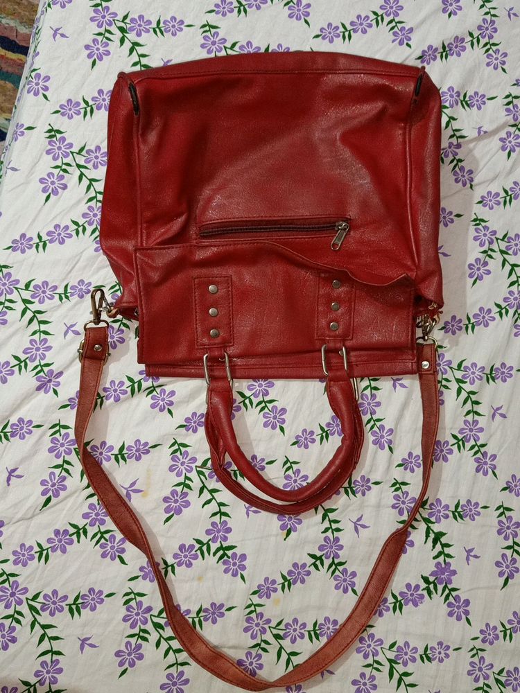 Maroon Used Purse
