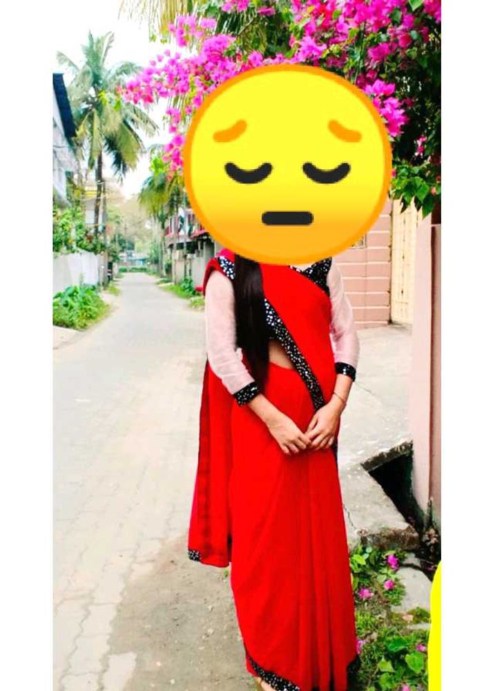 Red Saree