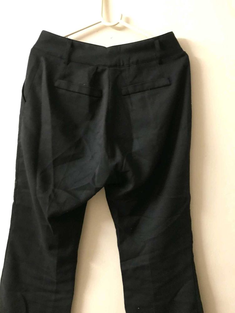 Black Career Pants