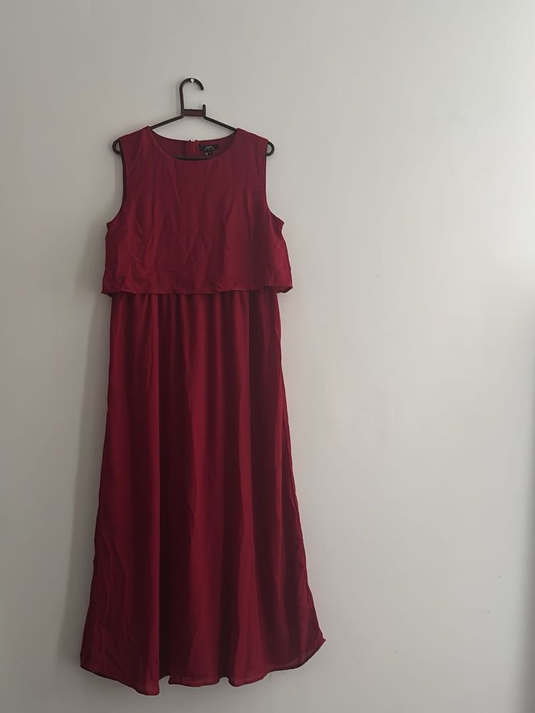 Burgundy Maxi Dress