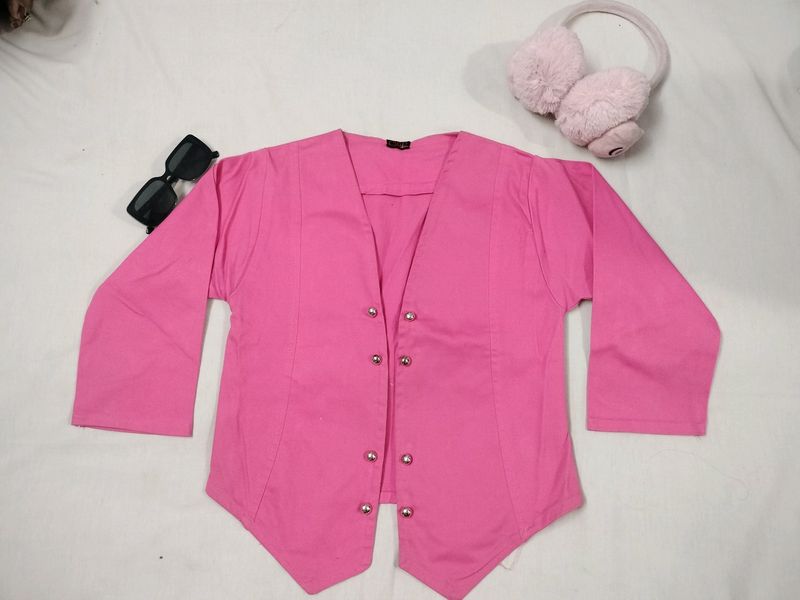 Hot Pink Cropped Blazer💗