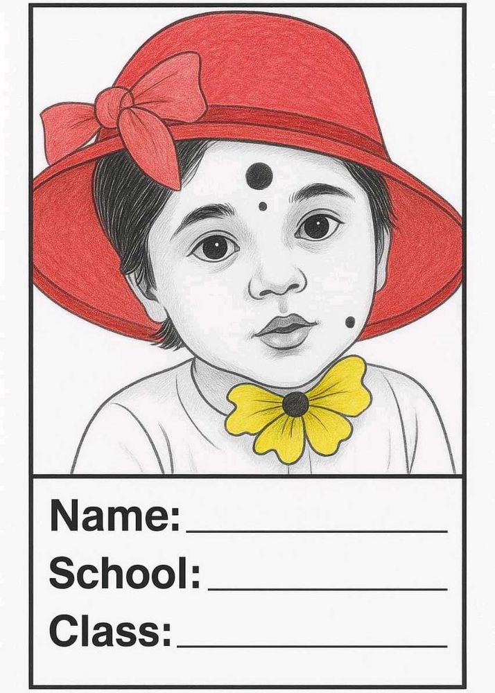 Personalized Kids Name Stickers for School Books