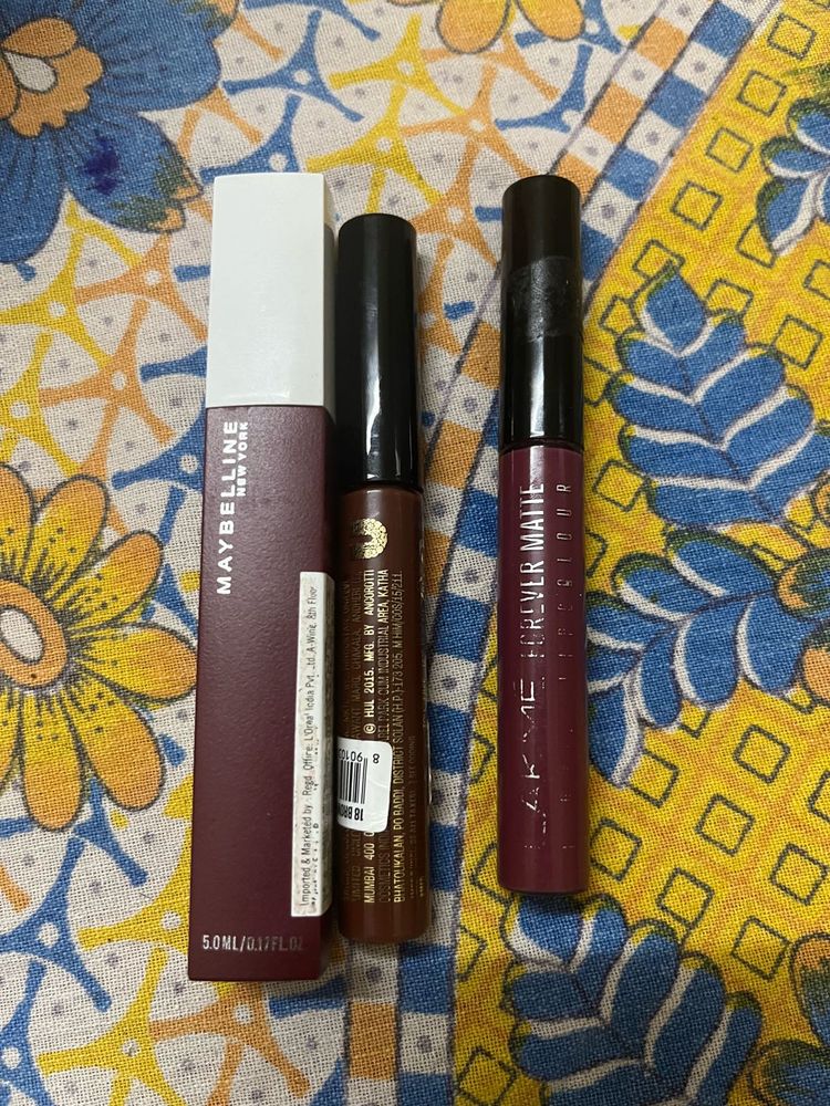Lipsticks - Maybelline &amp; Lakme