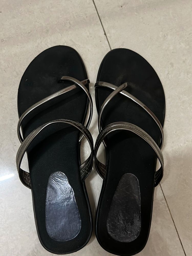 Black Strappy Sandals