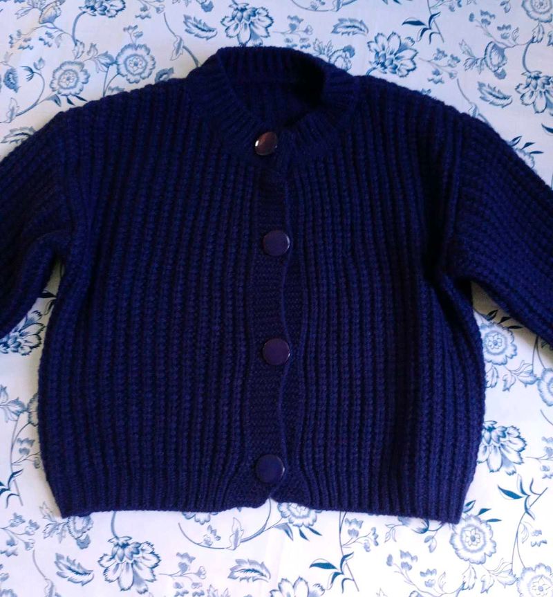 Cute Navy Cardigan