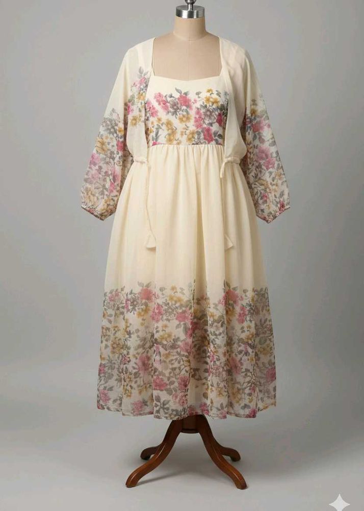 Cute and sexy backless summer dress with Shrug