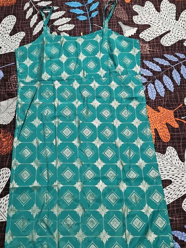 Green Patterned Dress