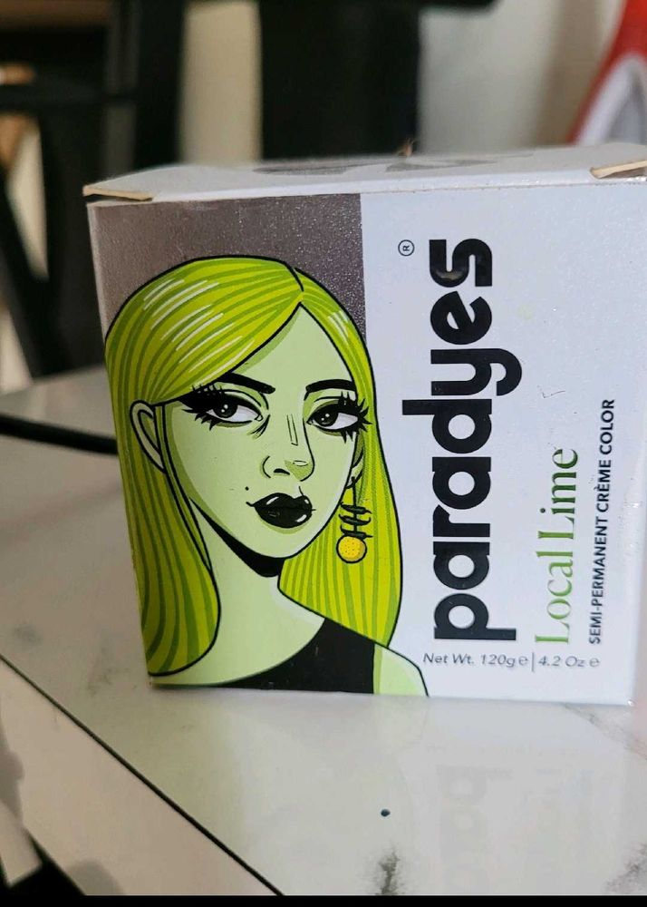💚SEMI PERMANENT HAIR COLOUR [LIME GREEN]
