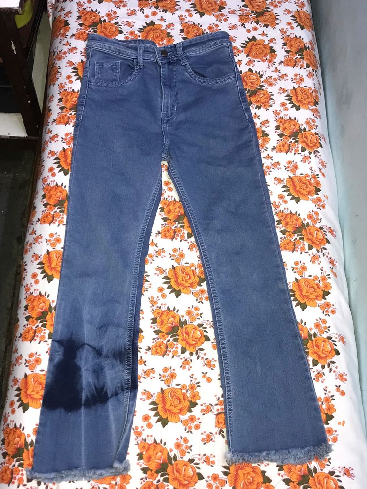 Distressed Flare Jeans