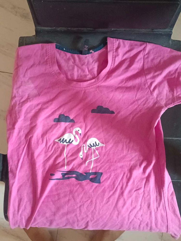Combo Of Night Gown &amp; T-shirt