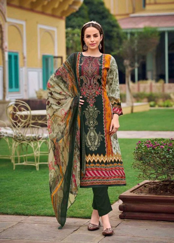 Original lawn Embroidered pakistani suit..