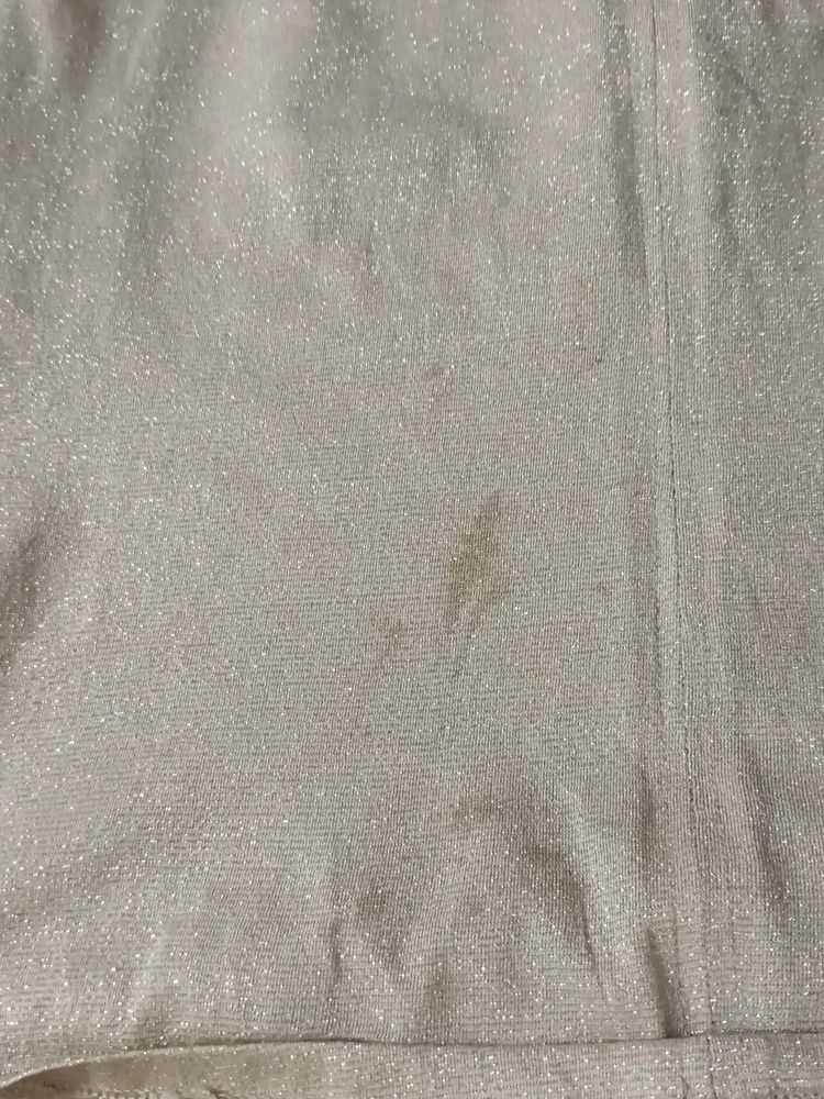 Shimmering V-neck top