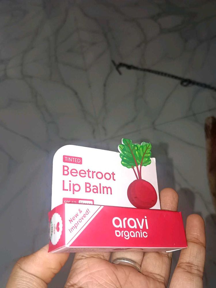 Aravi Organic Beetroot Lip Balm