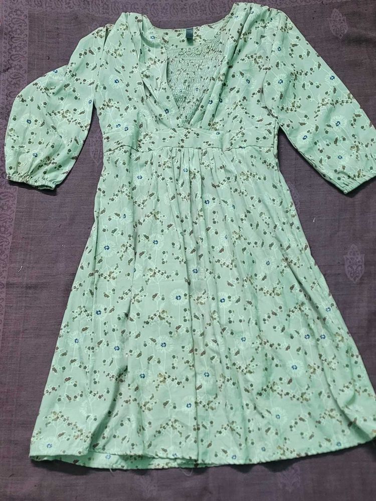 Floral Print Midi Dress