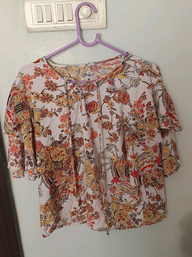 floral design top for women