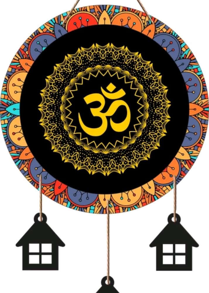 Om Wooden Wall Hanging For Home Decoration (WD 230