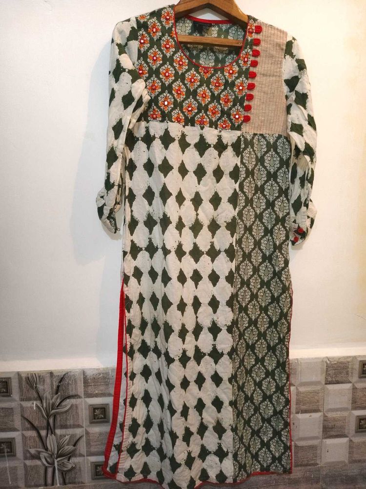 🎁Buy 2, Get 1 Free🎁Elegant Printed Kurta